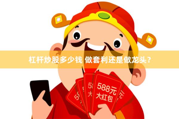 杠杆炒股多少钱 做套利还是做龙头？